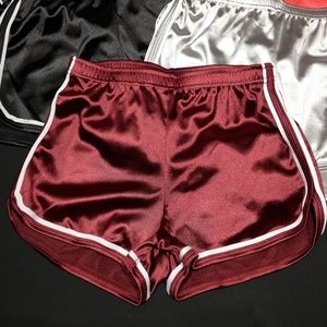 Satin shorts